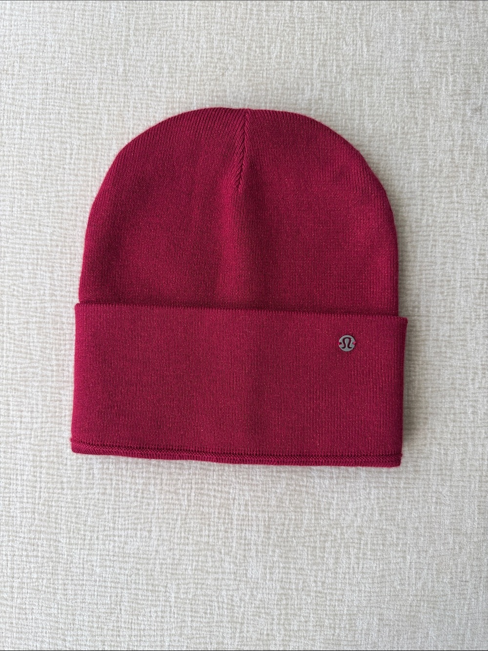 lululemon athletica Berry Knit Beanie with Logo Pin